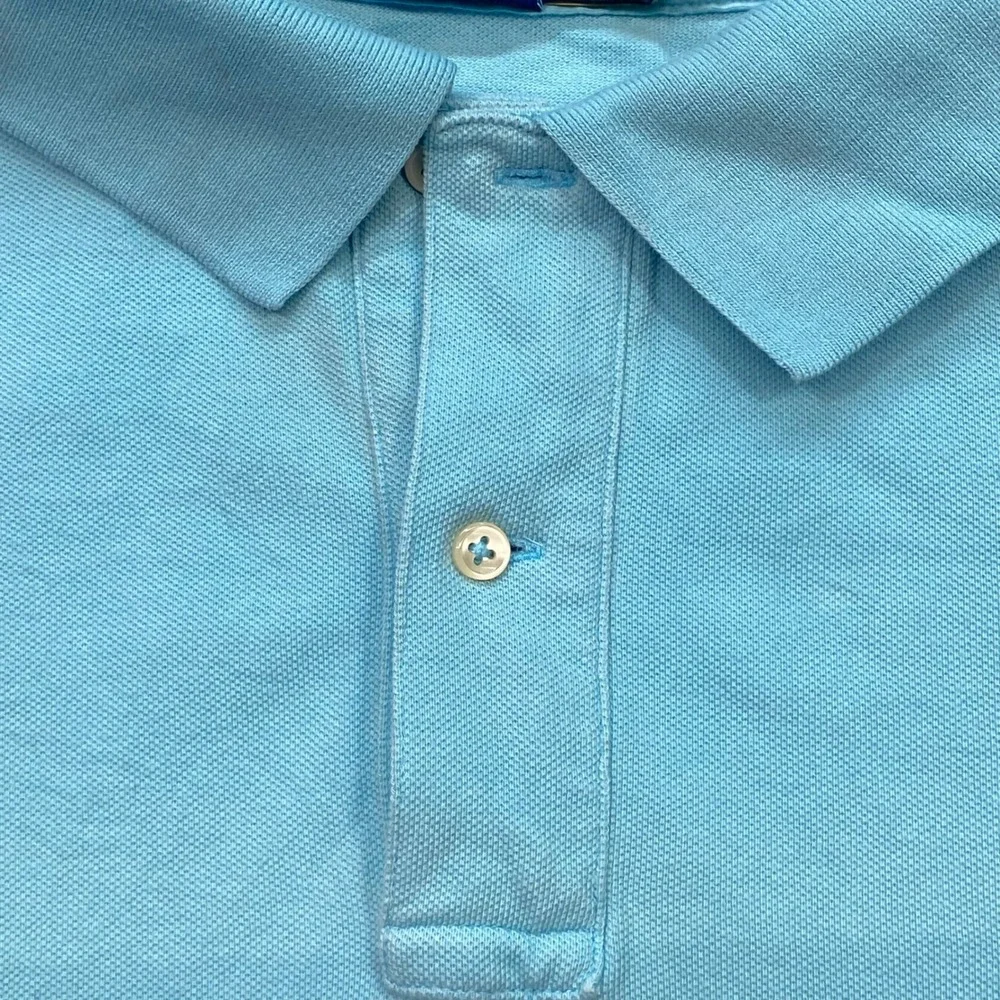 Polo Ralph Lauren Polo Sz 4XLT Mens Blue Preppy Classic Pink Pony Logo TShirt